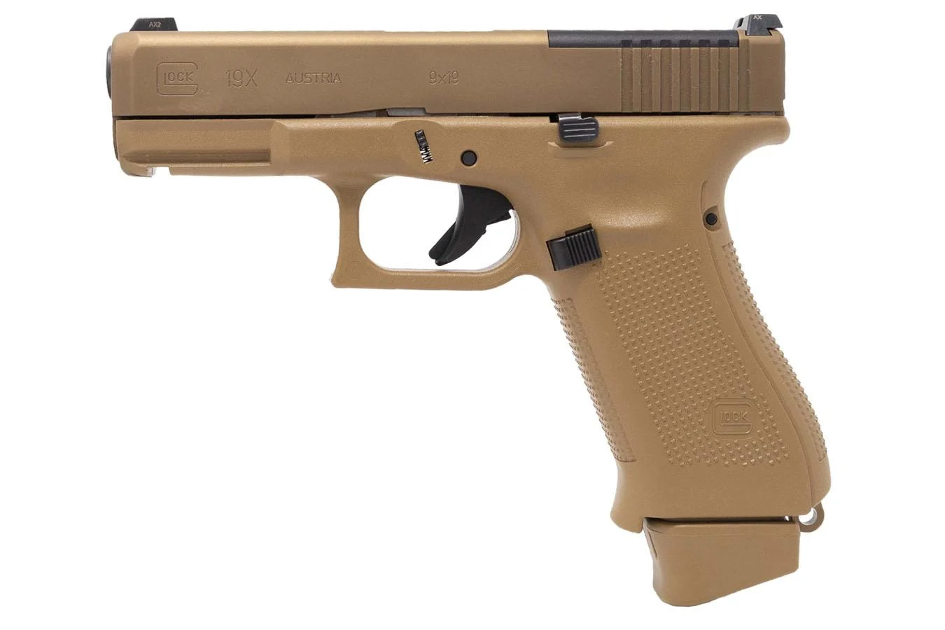 Glock 19X MOS 9mm, 3 Magazines (19+1)